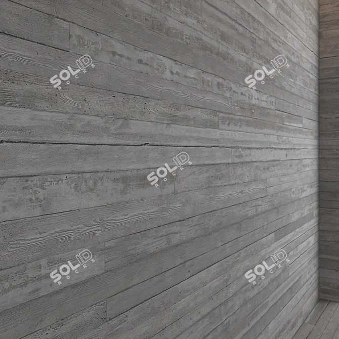 Elegant Concrete Decor 22 3D model image 3