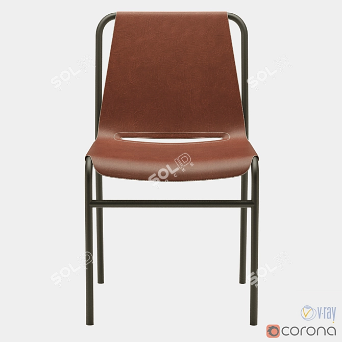 OX Denmark September Dining Chair: Sleek and Stylish Design 3D model image 2