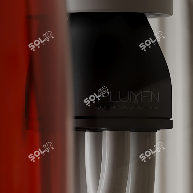 Sleek Vessel Pendant Light 3D model image 3