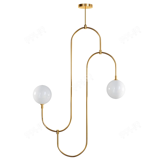 Modern Vetto Designer Lamp 3D model image 1