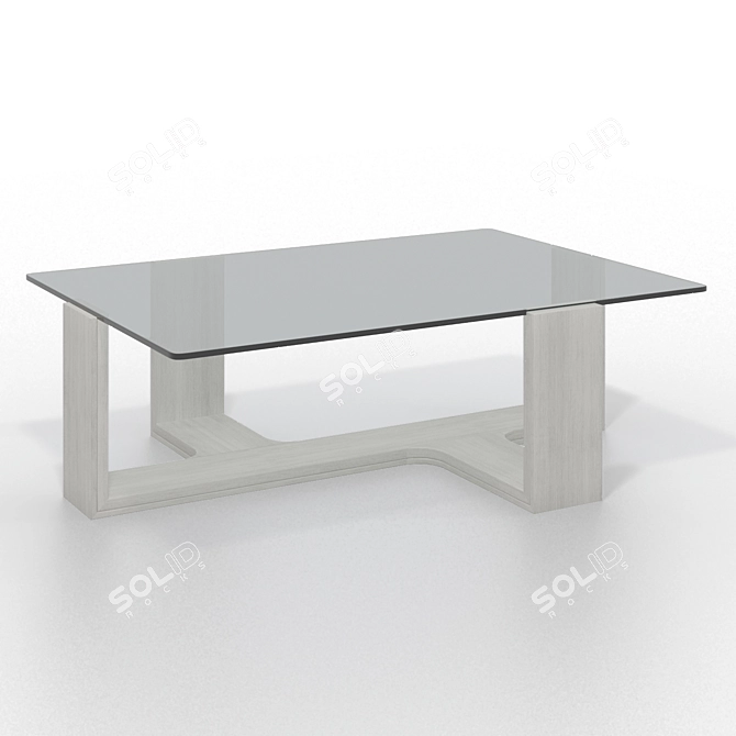 Elegant Vesper Cocktail Table 3D model image 1