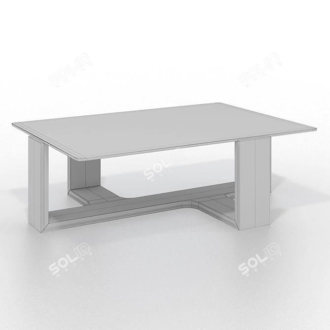 Elegant Vesper Cocktail Table 3D model image 3