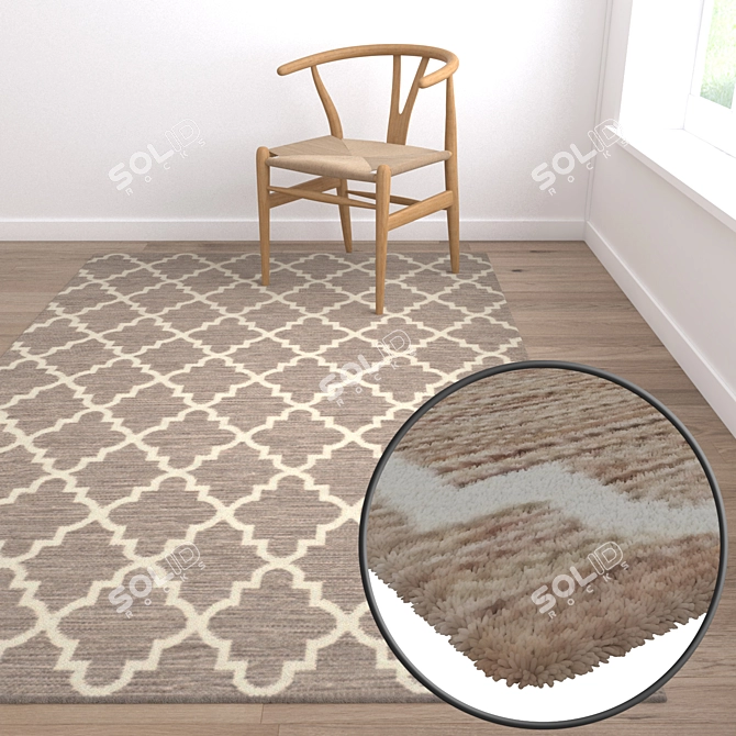 Title: Luxury Rug Collection 3D model image 2