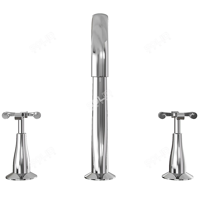 Nobili CP212/1CR Mixer: Sleek & Functional 3D model image 2