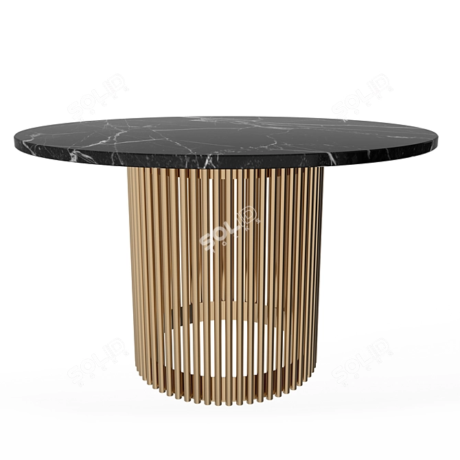 Modern Faun Dining Table 3D model image 1