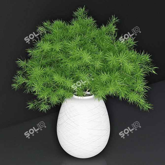 LSA Boulder Asparagus Vase 3D model image 3