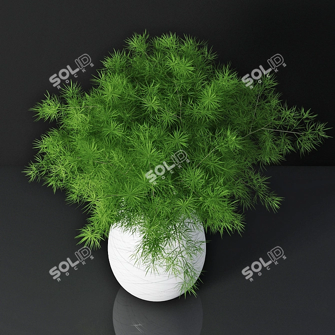 LSA Boulder Asparagus Vase 3D model image 4