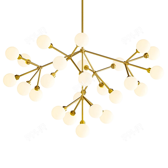 Modern Chandelier Collection 3D model image 5