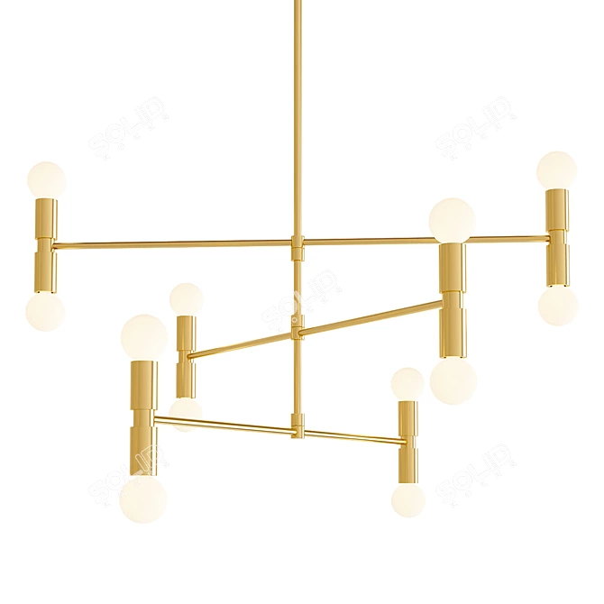 Modern Pendant Light Collection 3D model image 3