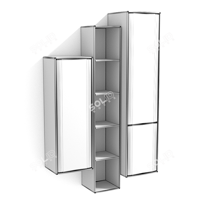 Artisan Invito Wall Units 3D model image 2