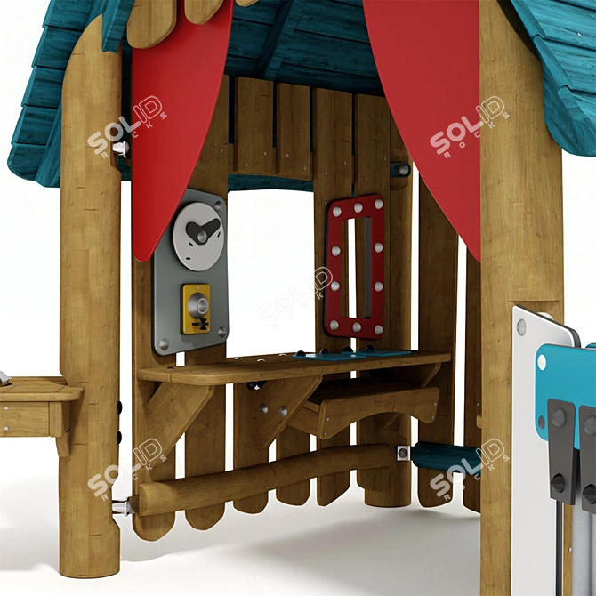 Kompan Theatre & Music Cottage - Immersive Play Experience 3D model image 4