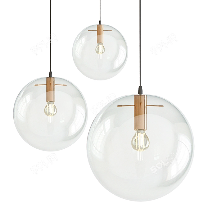 Modern Pendant Collection 3D model image 2