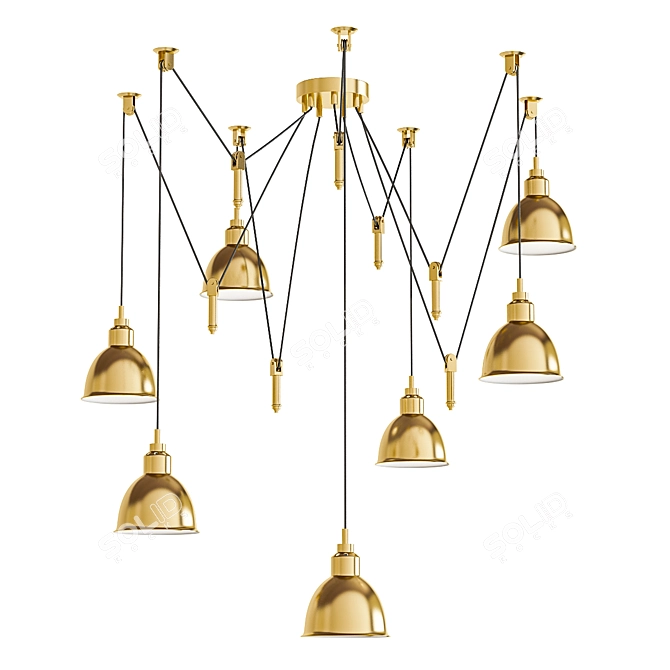 Modern Pendant Collection 3D model image 4