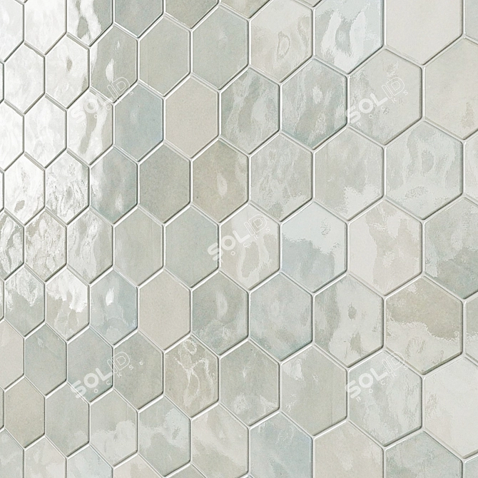 Stylish Hexagonal Tiles for every space 3D model image 2