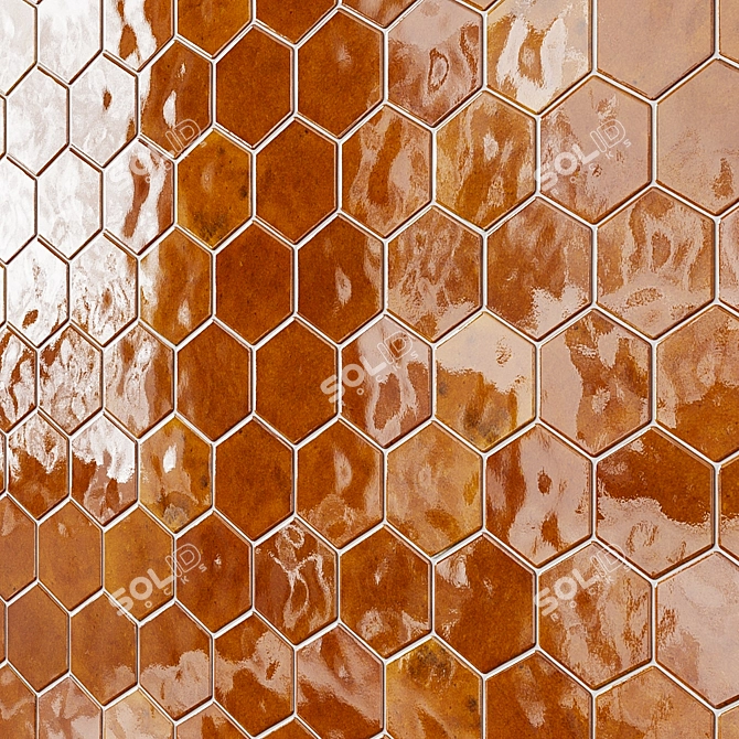 Stylish Hexagonal Tiles for every space 3D model image 4