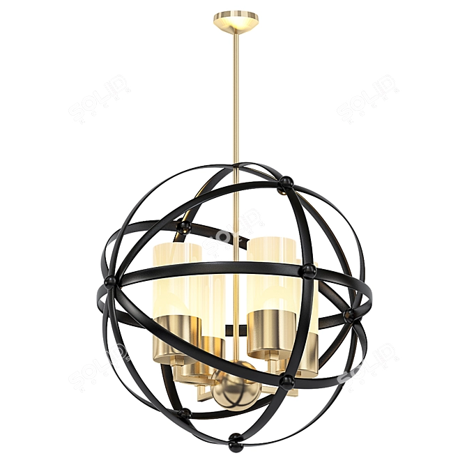 Modern Chandeliers Collection 3D model image 3
