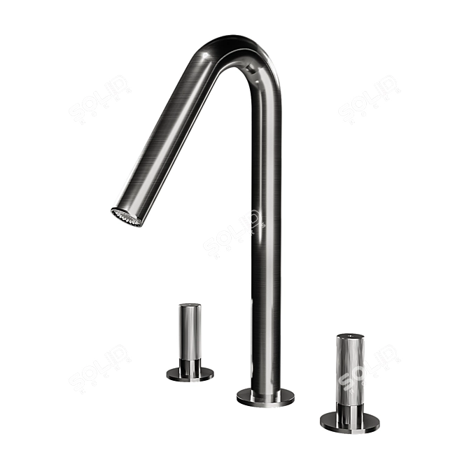 22mm Stainless Steel Tap Collection 3D model image 1