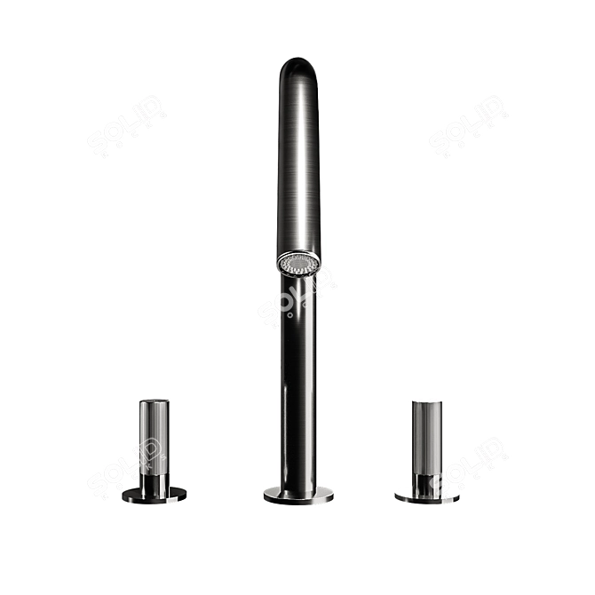 22mm Stainless Steel Tap Collection 3D model image 2