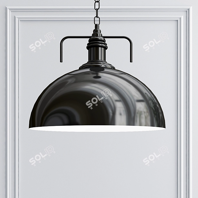 Elegant HEME Kronleuchter - Illuminating Brilliance 3D model image 3