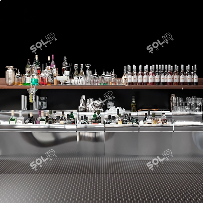 Ultimate Drink Collection: Pub, Bar, Cocktail, Ice, Whiskey 3D model image 2