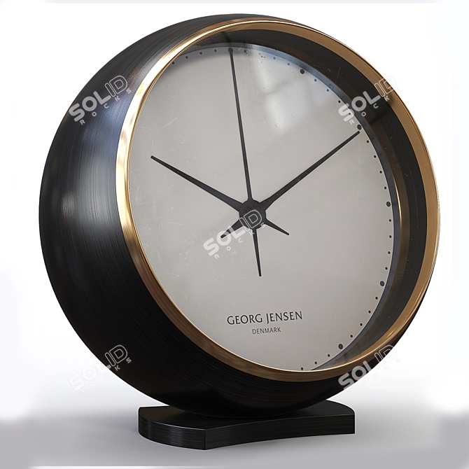 GEORG JENSEN Alarm Clock - Stylish Timepiece for Your Morning Wake-Up 3D model image 1