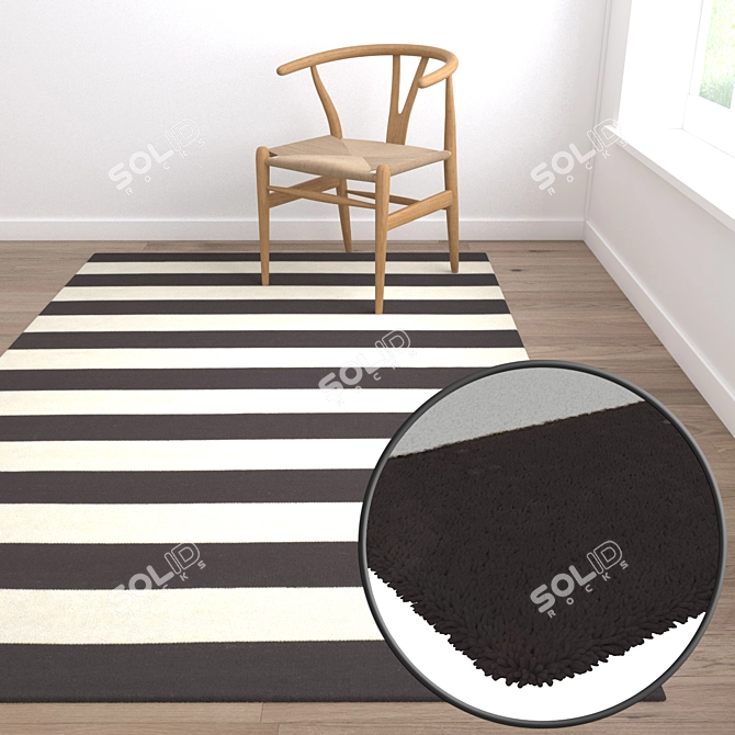 Versatile High-Quality Carpet Set 3D model image 5