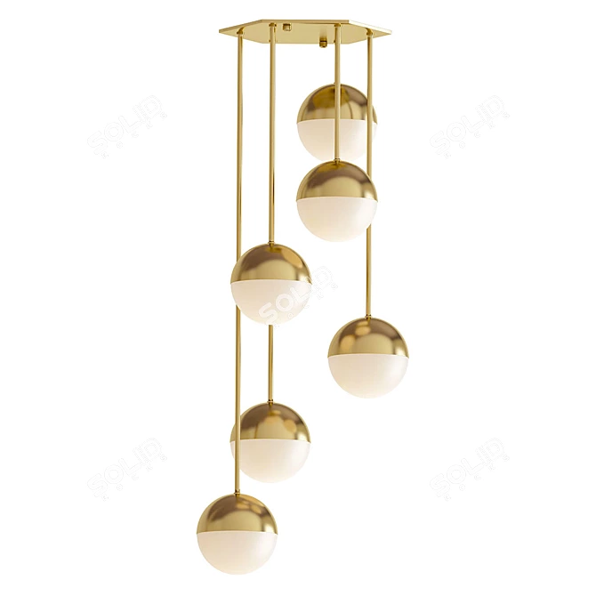 Modern Chandelier Collection 3D model image 2