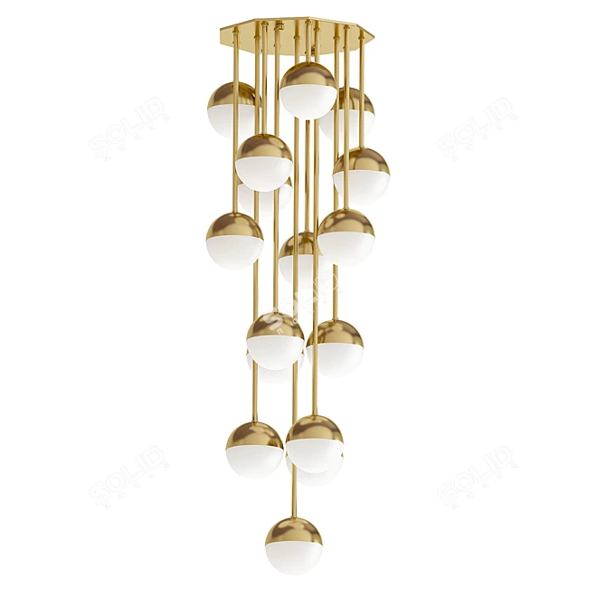 Modern Chandelier Collection 3D model image 3