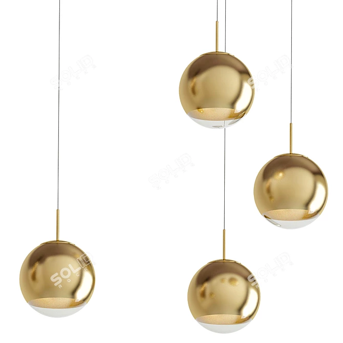 Modern Chandeliers Collection 3D model image 2