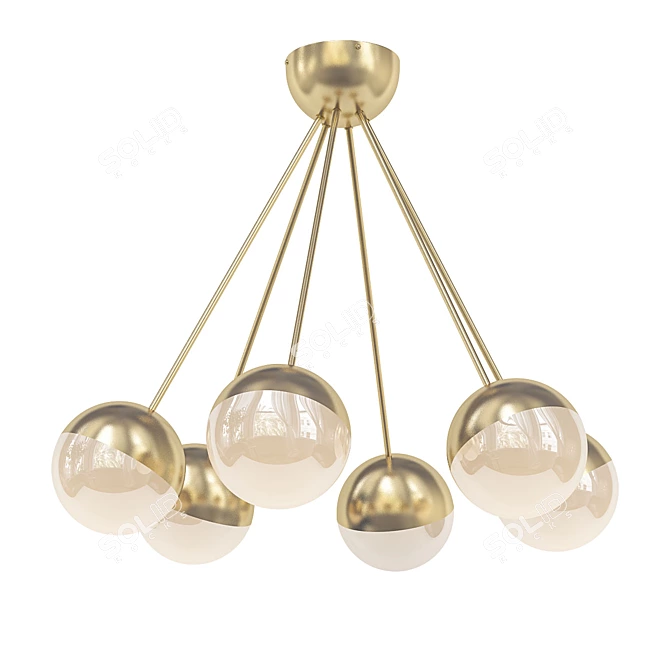 Modern Chandeliers Collection 3D model image 5