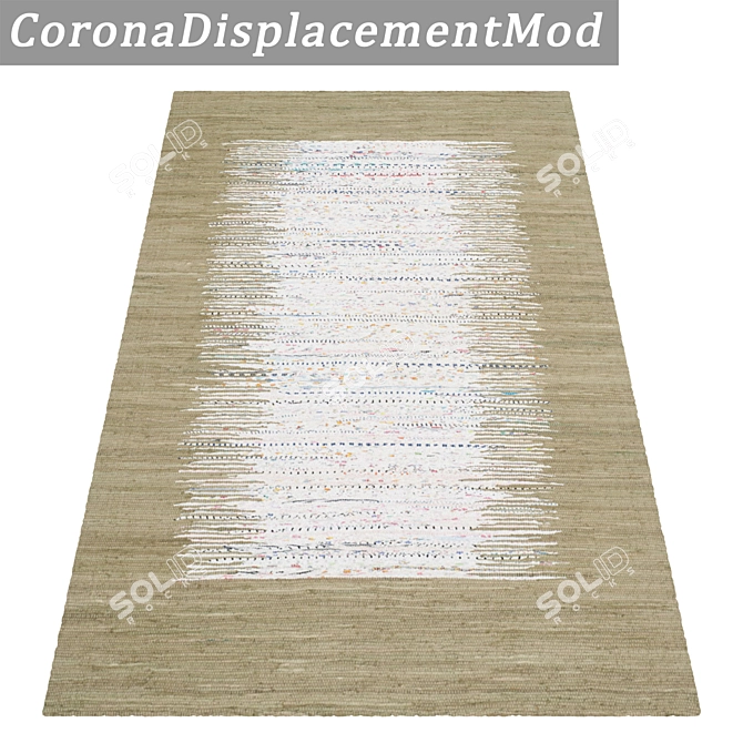 Luxury Textured Carpet Set 3D model image 4