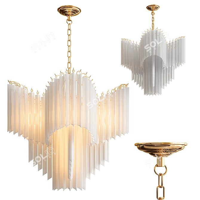 Stunning Pulsar Chandelier: Elegance Illuminated! 3D model image 3