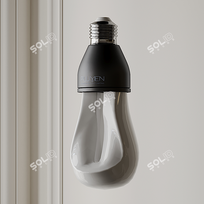 Modern Dimmable LED Plumen 002 3D model image 1