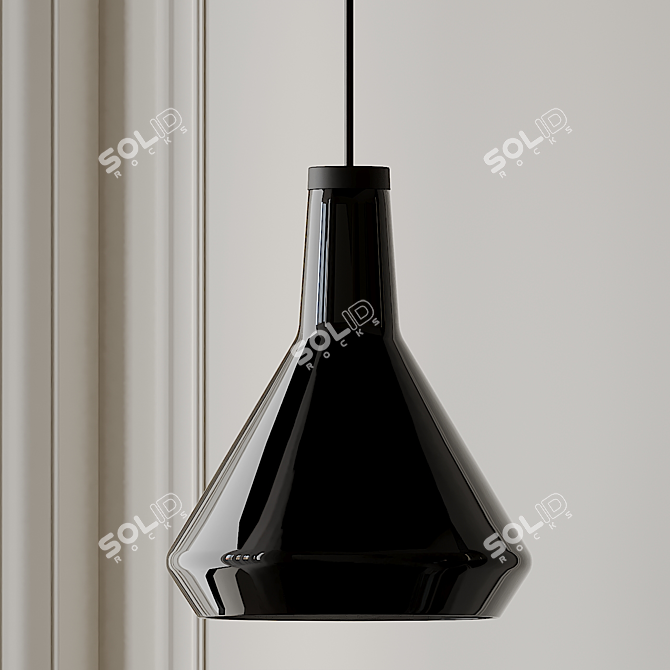 Modern Drop Top Lamp Shade Set 3D model image 3