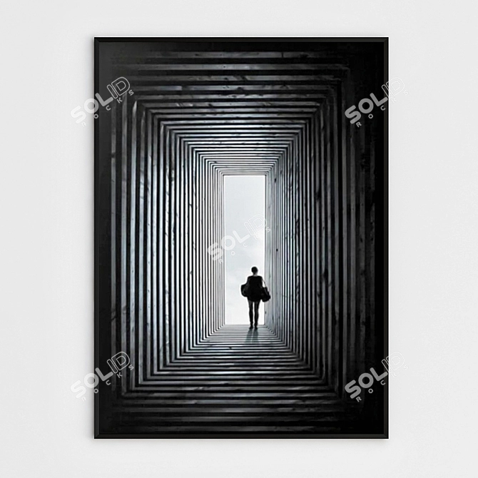 Modern Minimalist Picture Frames 3D model image 1