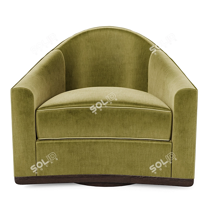 Aspen Swivel Lounge Chair 3D model image 3