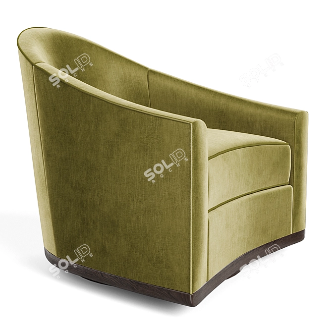 Aspen Swivel Lounge Chair 3D model image 4