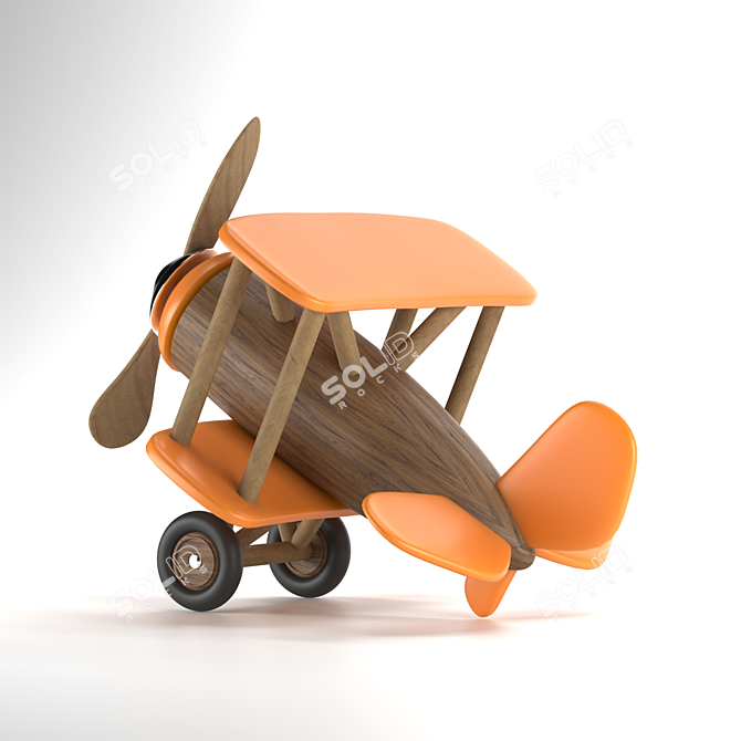 Kids Airplane: Model 2014 3D model image 3