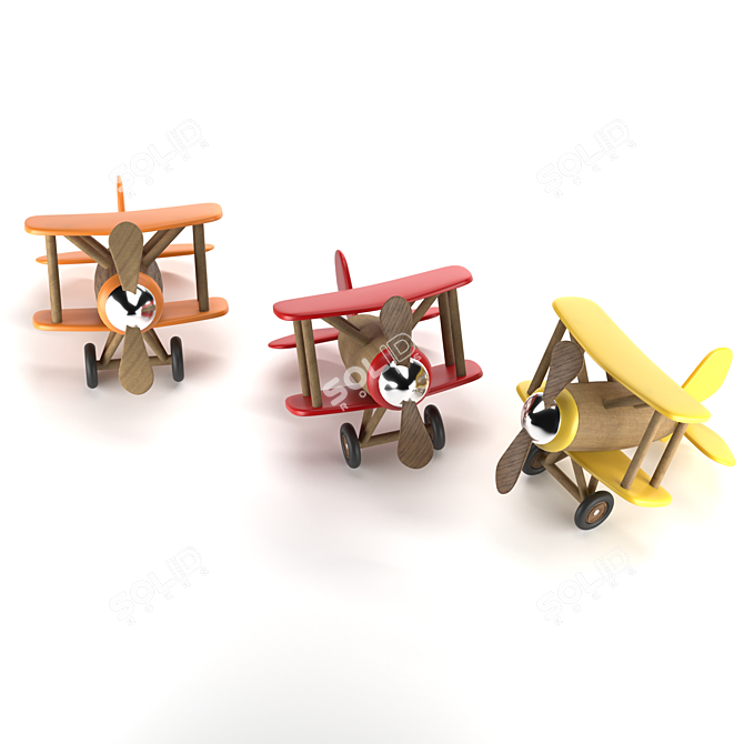Kids Airplane: Model 2014 3D model image 4