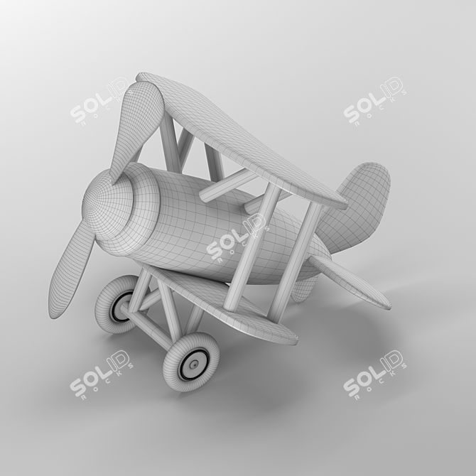 Kids Airplane: Model 2014 3D model image 5