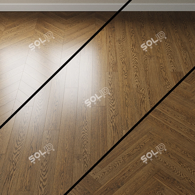 Inspire Oak Parquet by Coswick 3D model image 1