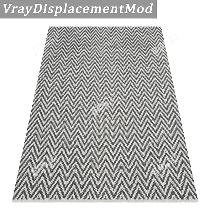 Versatile Set of 3 High-Quality Carpets 3D model image 3