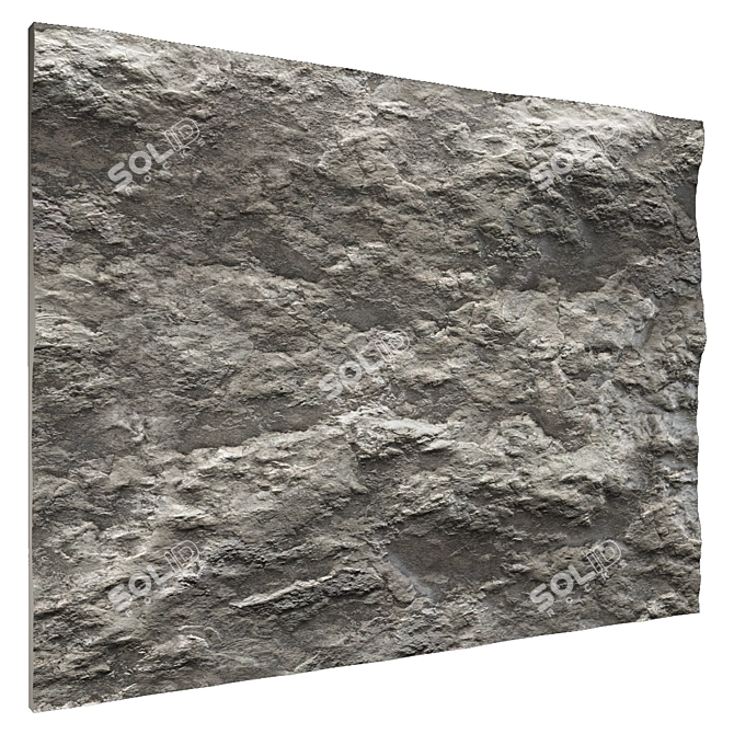 Natural Stone Wall 3000x4000mm 3D model image 4