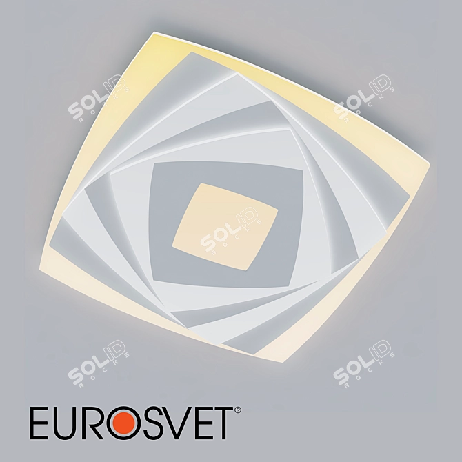 Eurosvet Mare LED Ceiling Light 3D model image 1