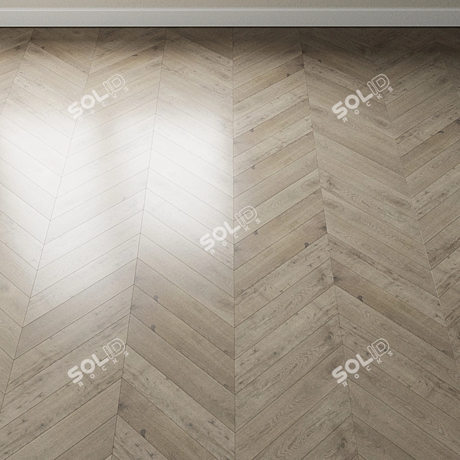 Gray Velvet Oak Parquet: Coswick Inspire 3D model image 4