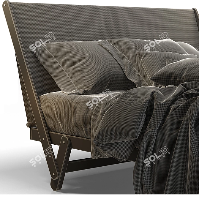 Noctis Tolo Bed: Sleek and Stylish 3D model image 3