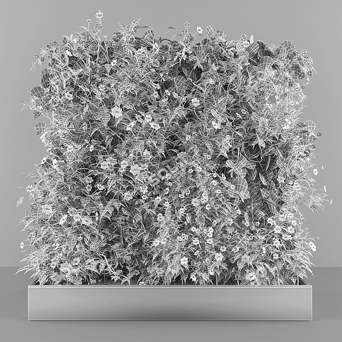 Polys Verts Vertical Garden: 078 3D model image 5