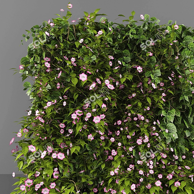 Polys Verts Vertical Garden: 078 3D model image 7