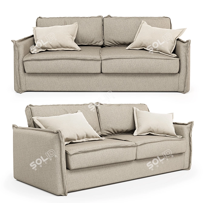 Stylish Samsa Sofa Bed 3D model image 5