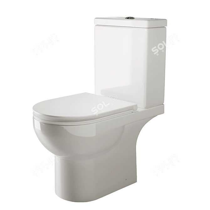 Ceramica Nova Cult Floor-Mounted Toilet 3D model image 1